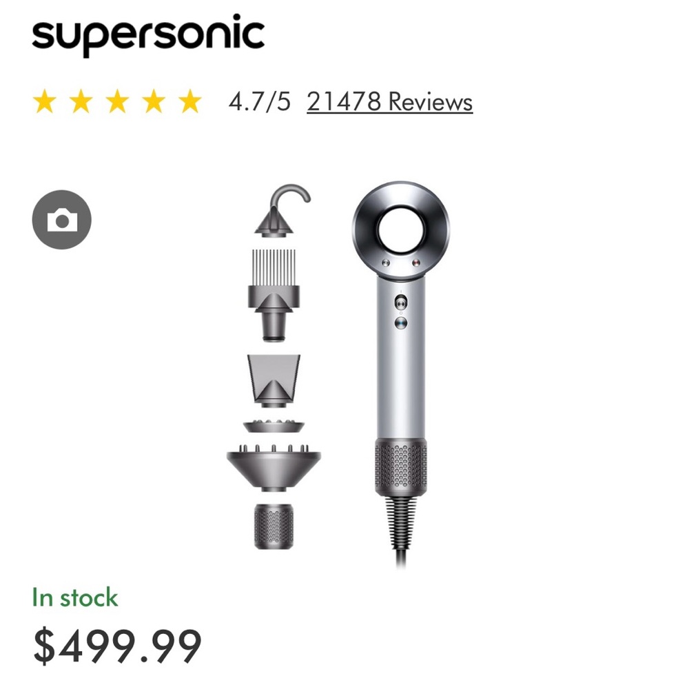 Brand New Supuersonic proffedional Dyson hair dryer.